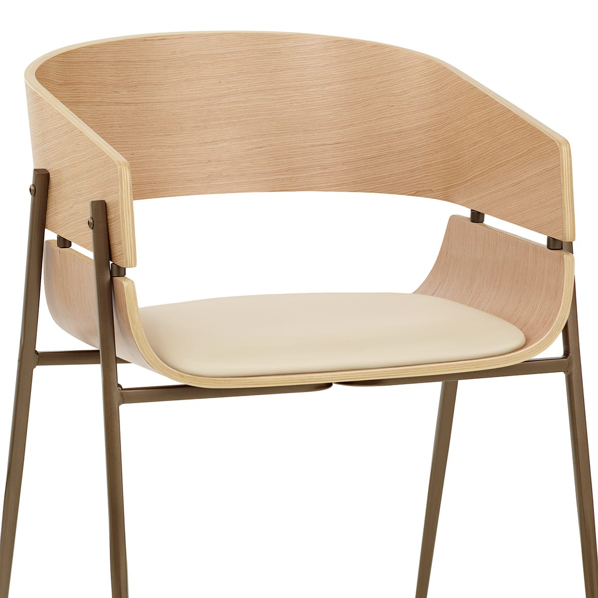 Nevada Oak Chair Cream
