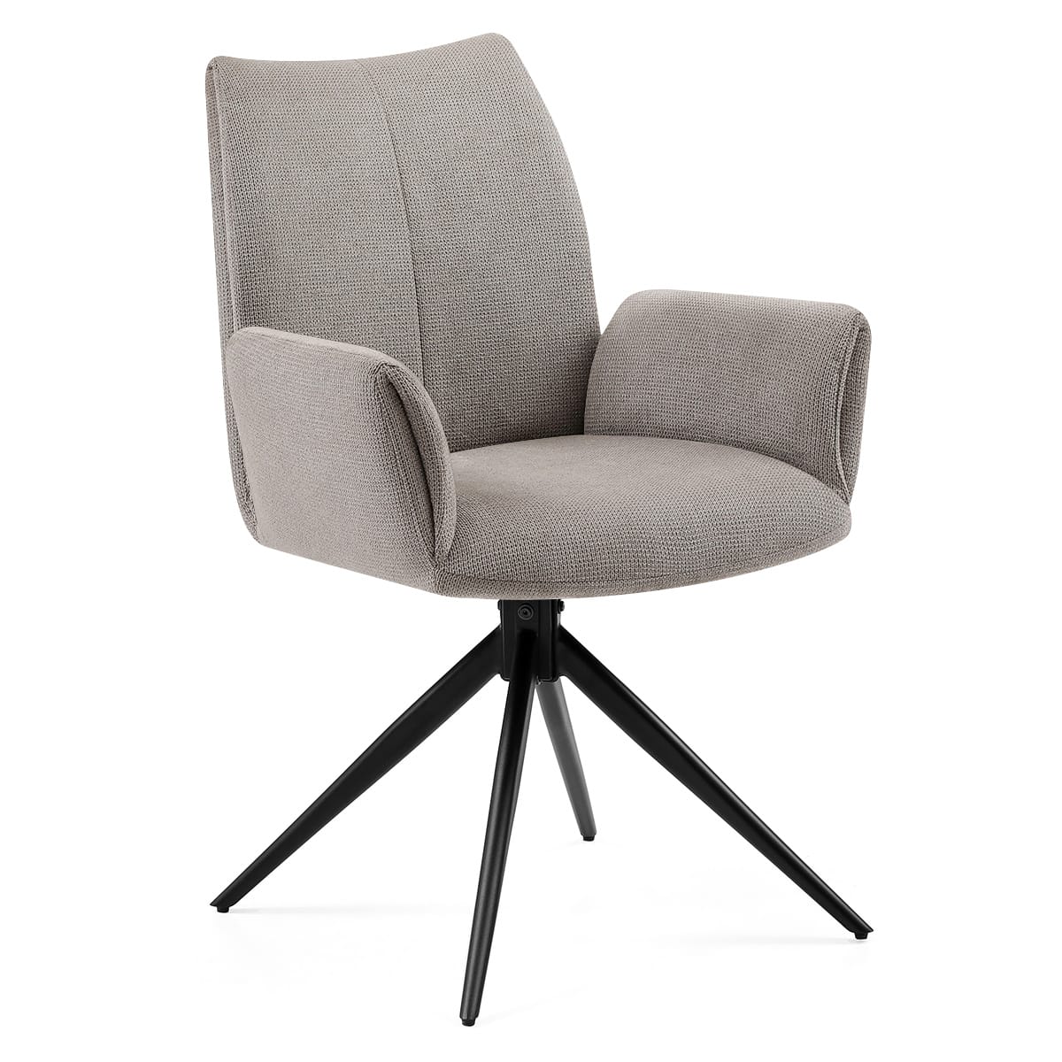 Neve Arm Chair Tweed Fabric