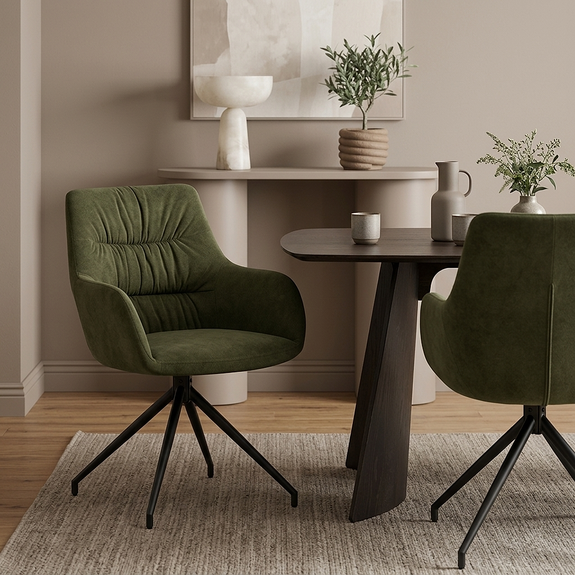 Nico Chair Green Velvet