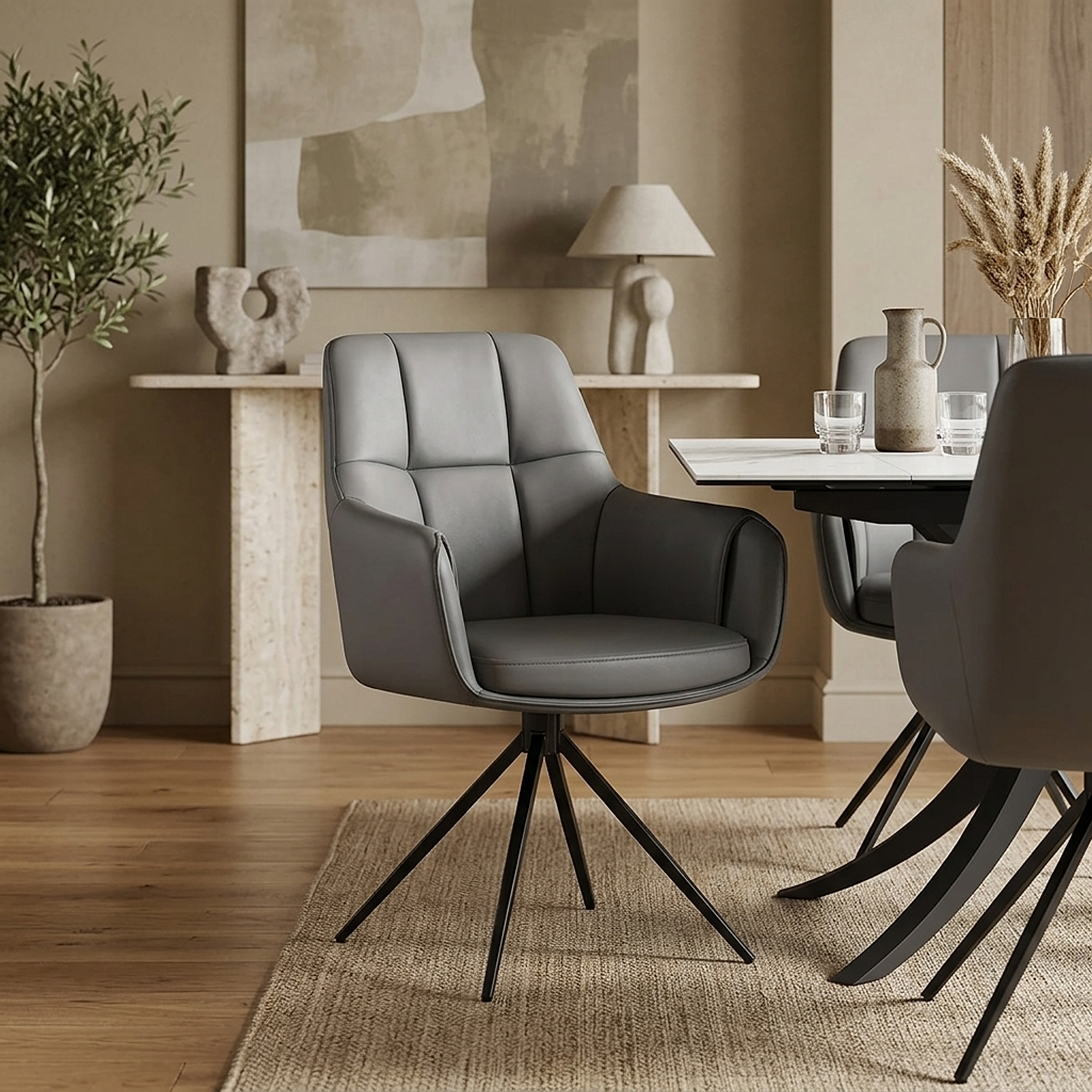 Nina Chair Dark Grey