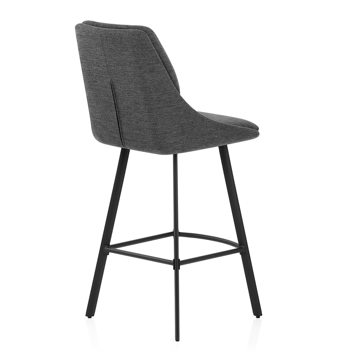 Nova Bar Stool Charcoal Fabric