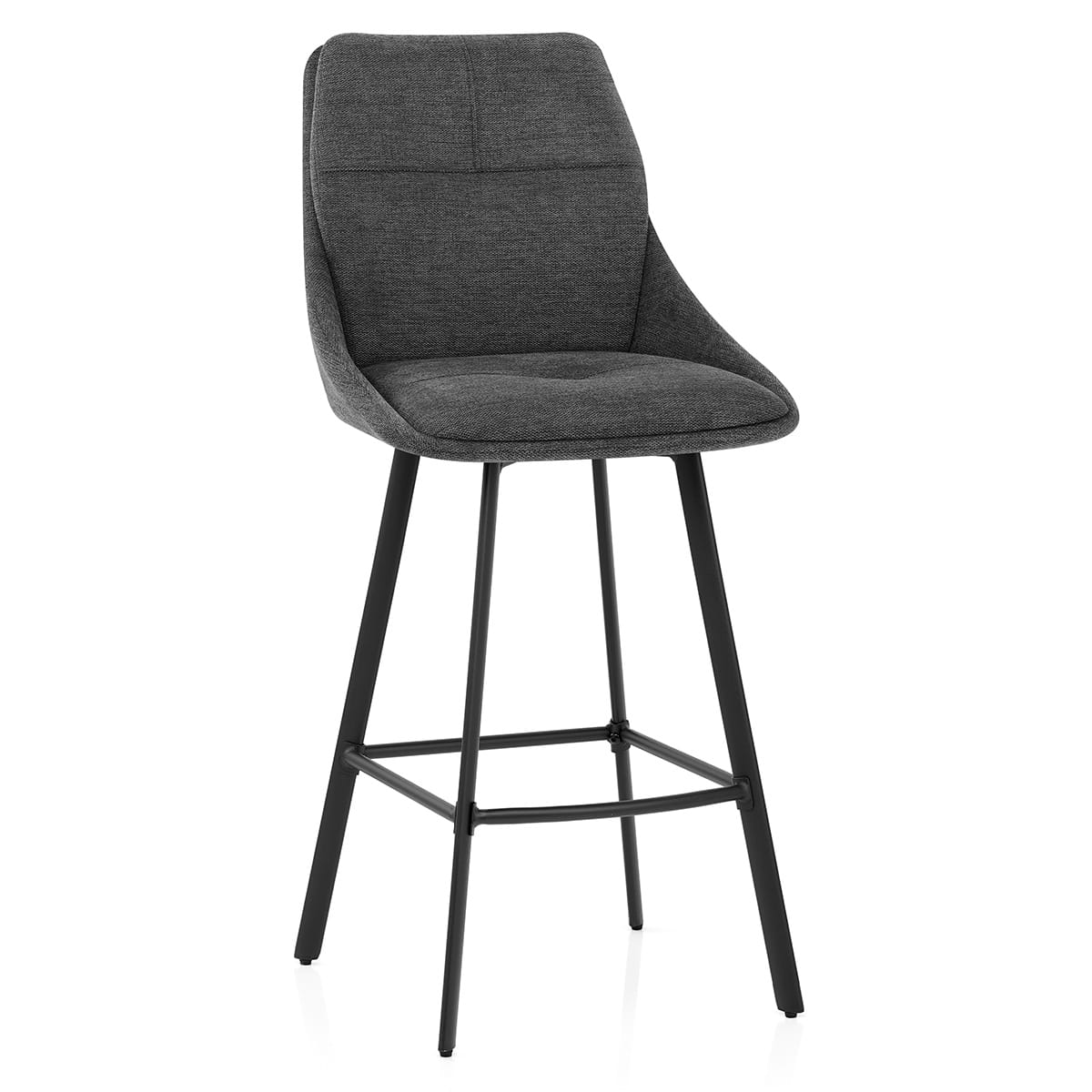 Nova Bar Stool Charcoal Fabric