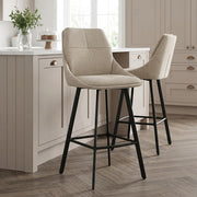 Nova Bar Stool Tweed Fabric