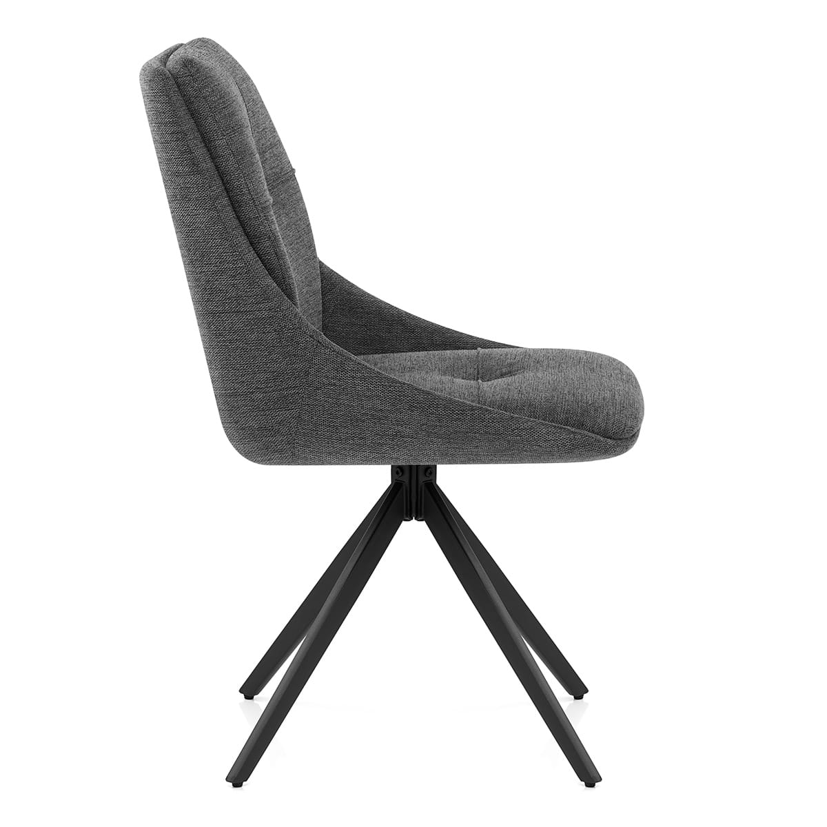 Nova Dining Chair Charcoal Fabric