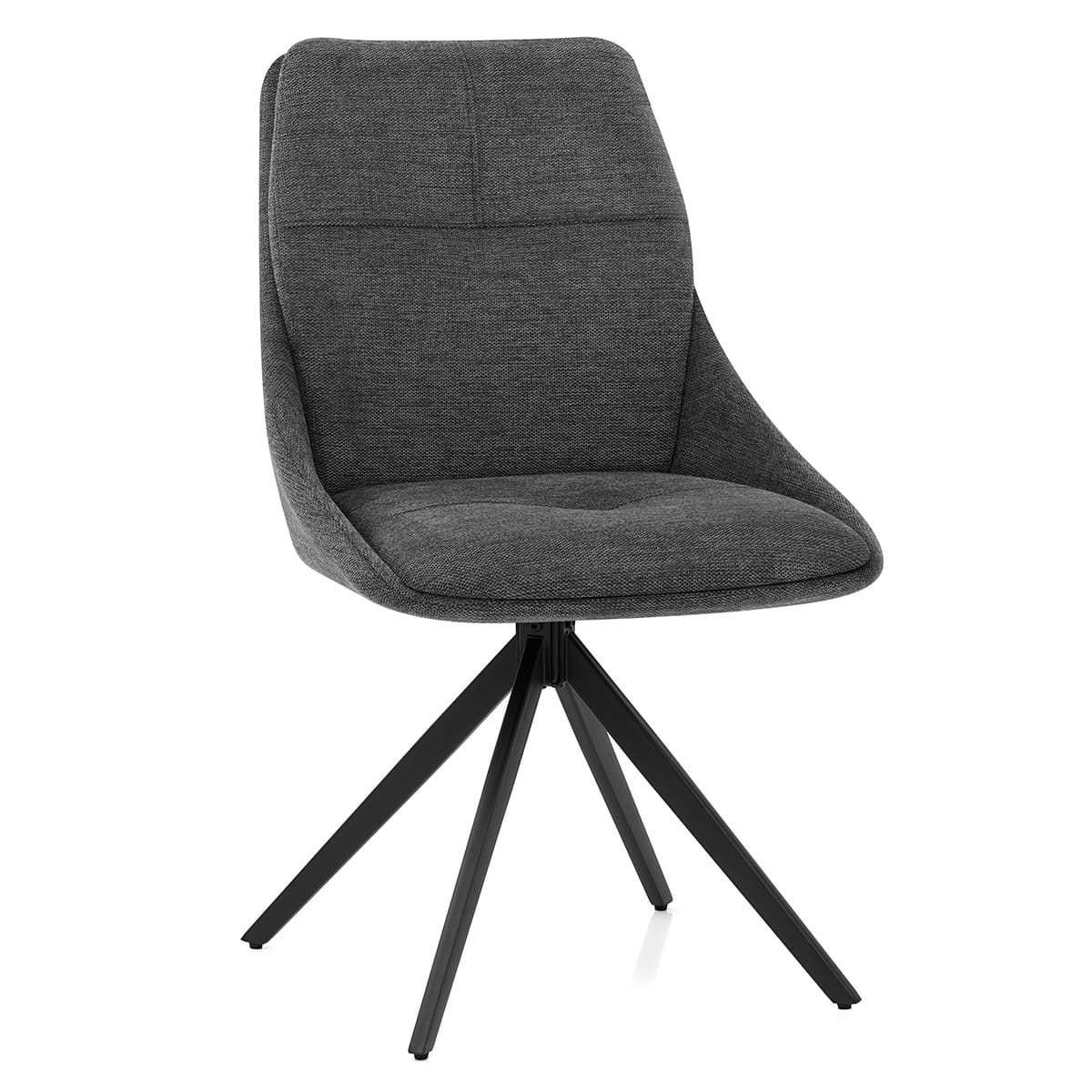 Nova Dining Chair Charcoal Fabric