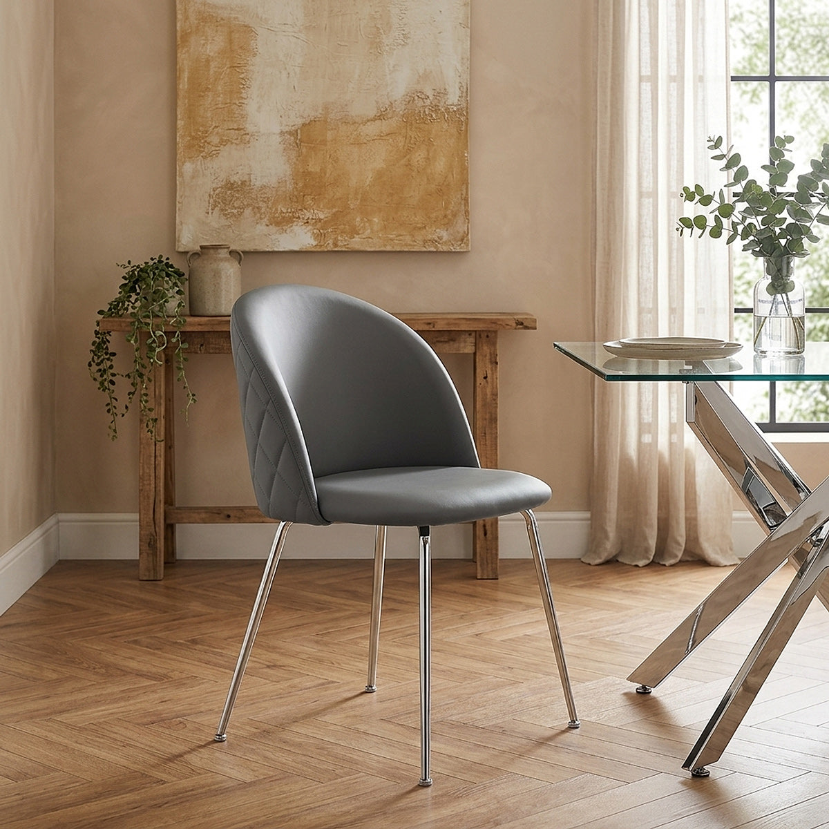 Novello Dining Chair Charcoal
