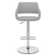 Nuevo Bar Stool Grey Fabric