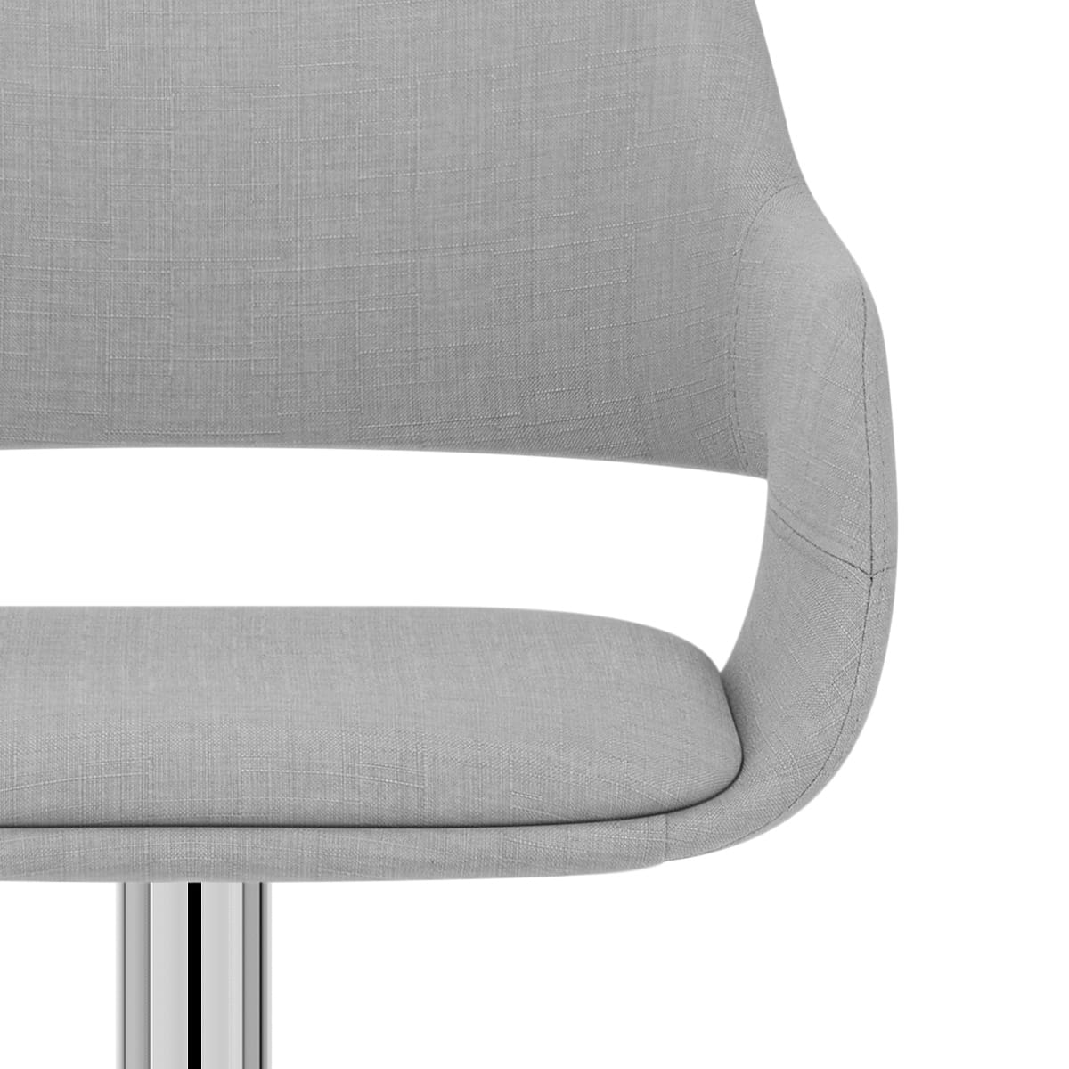 Nuevo Bar Stool Grey Fabric