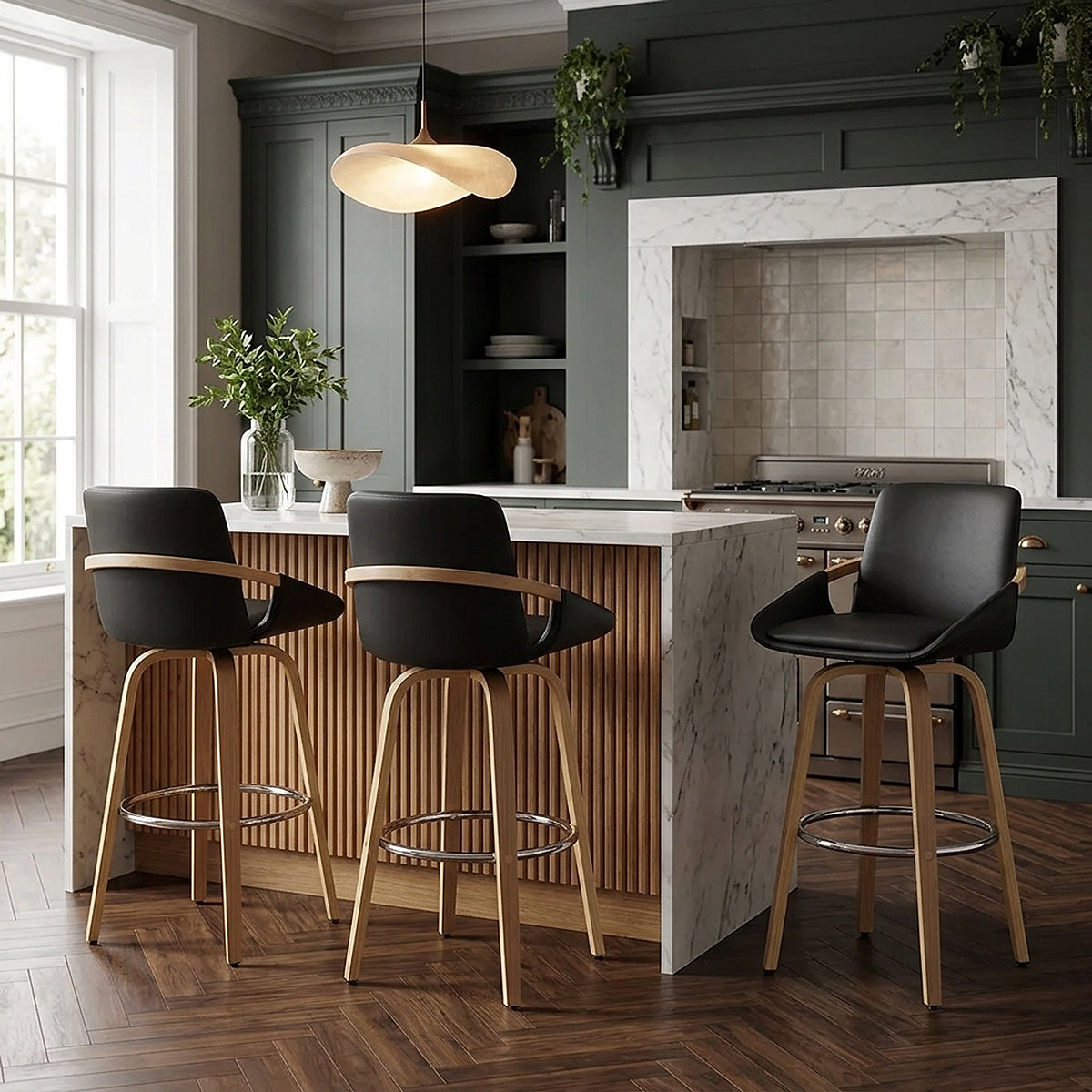 Ohio Bar Stool Black