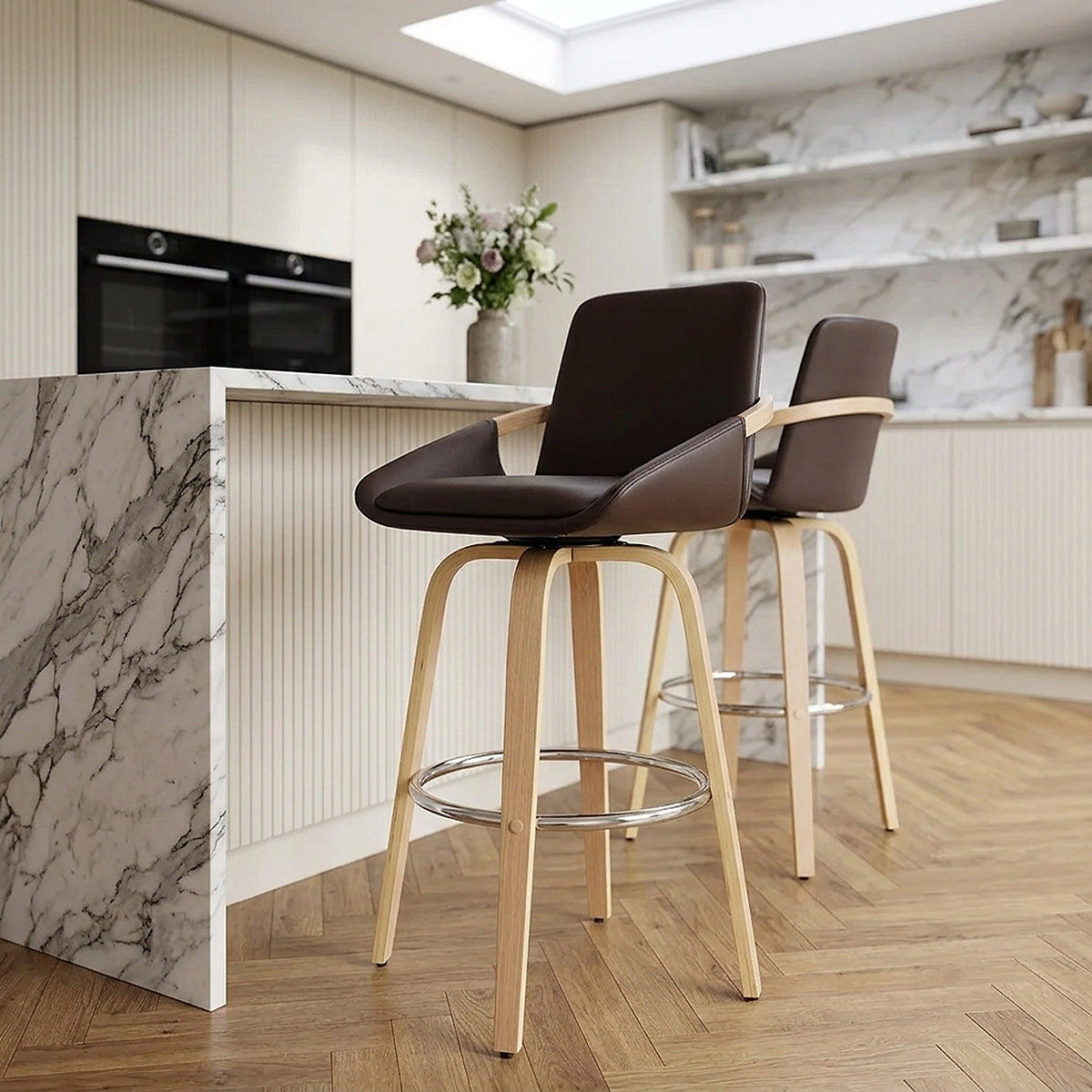 Ohio Bar Stool Brown