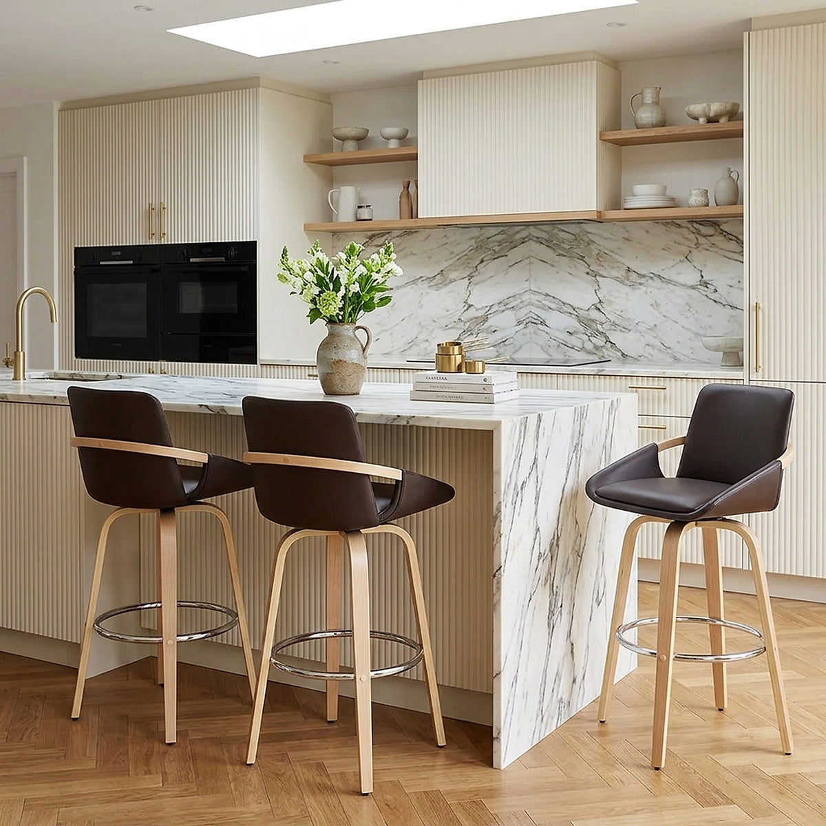 Ohio Bar Stool Brown