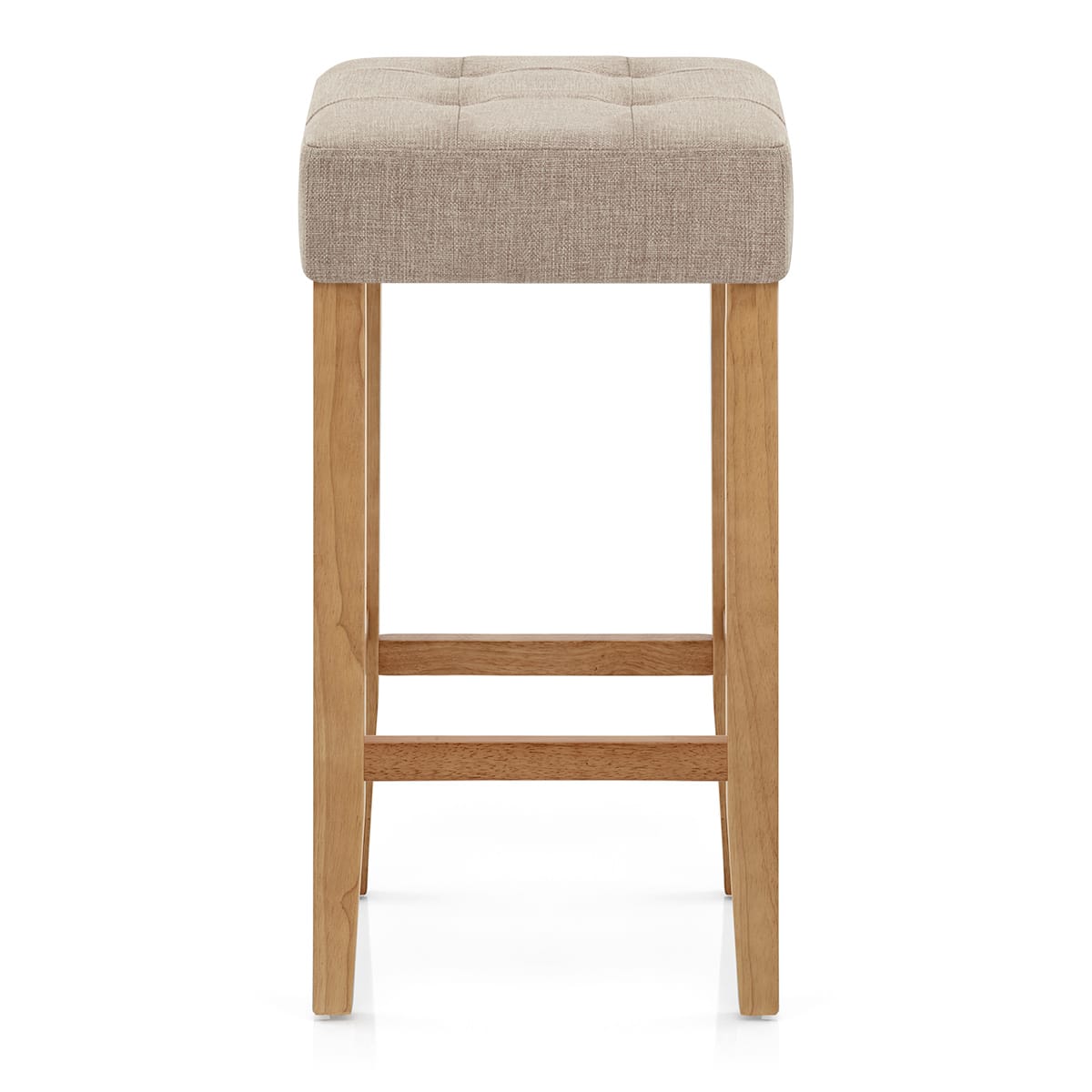 Oliver Oak Stool Tweed Fabric