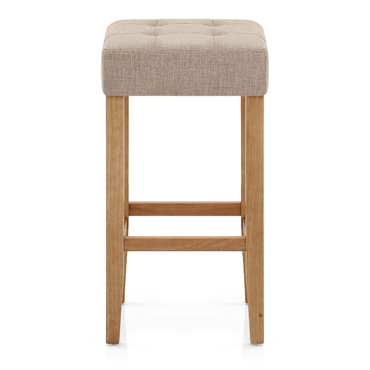 Oliver Oak Stool Tweed Fabric