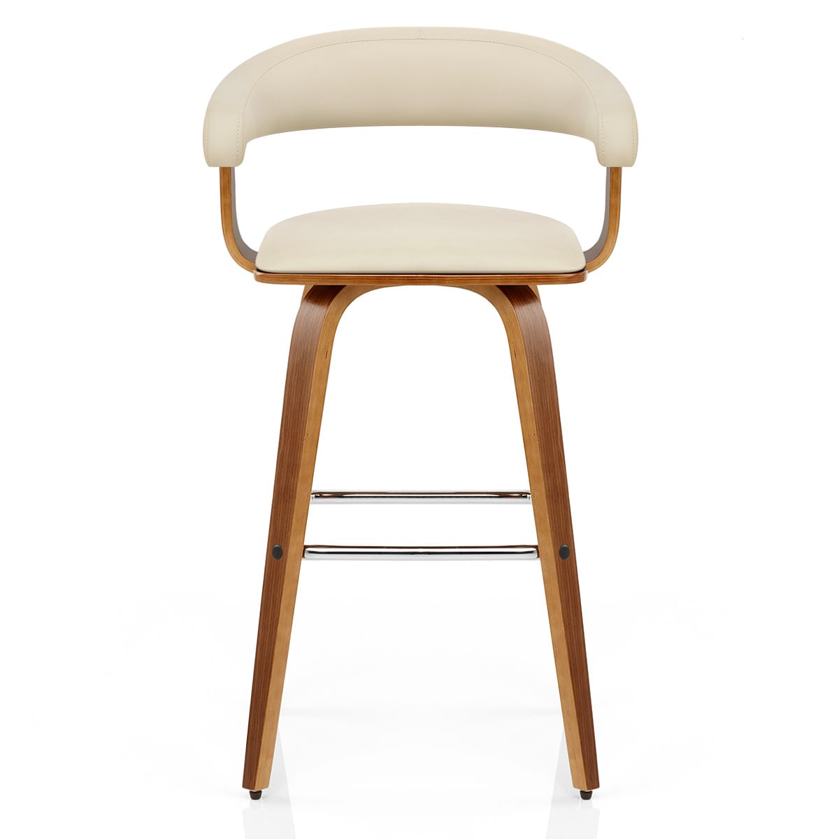Ontario Walnut Bar Stool Cream