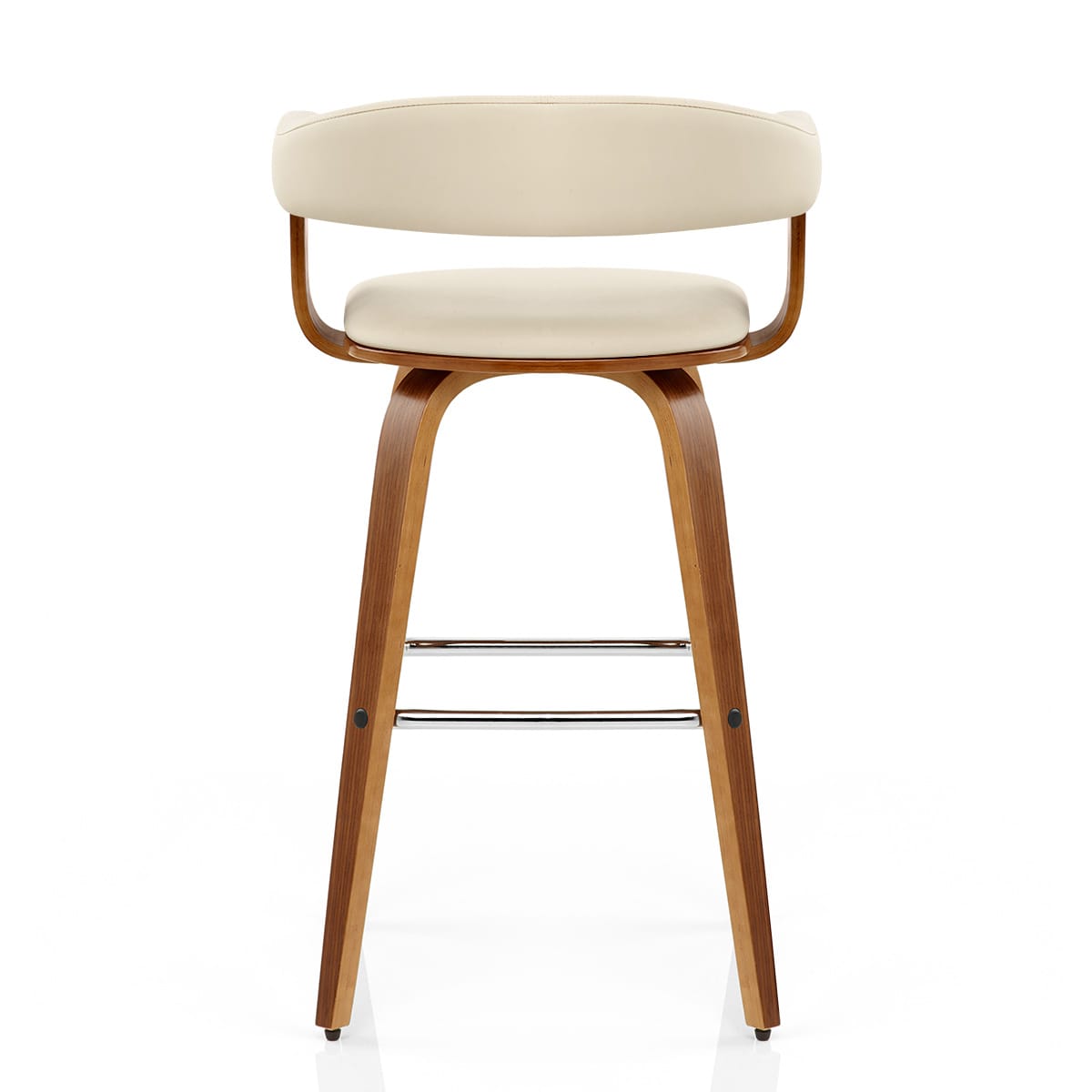 Ontario Walnut Bar Stool Cream