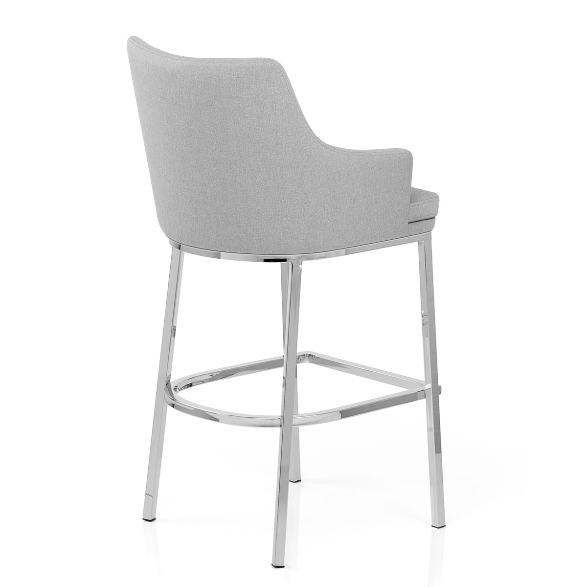 Orion Bar Stool Grey Fabric