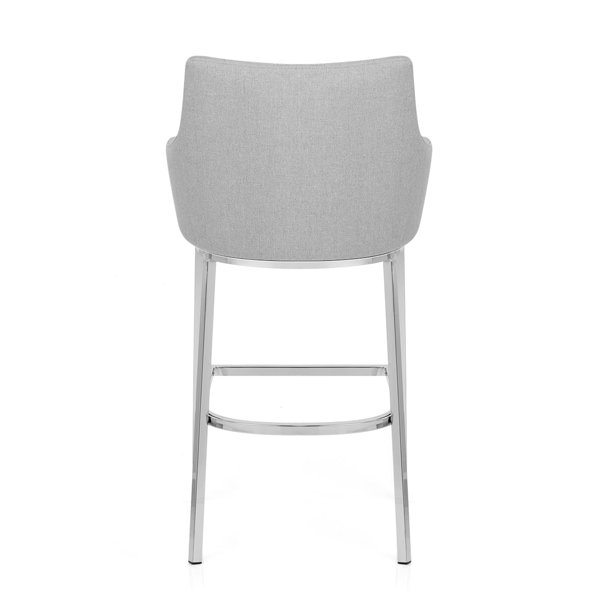 Orion Bar Stool Grey Fabric