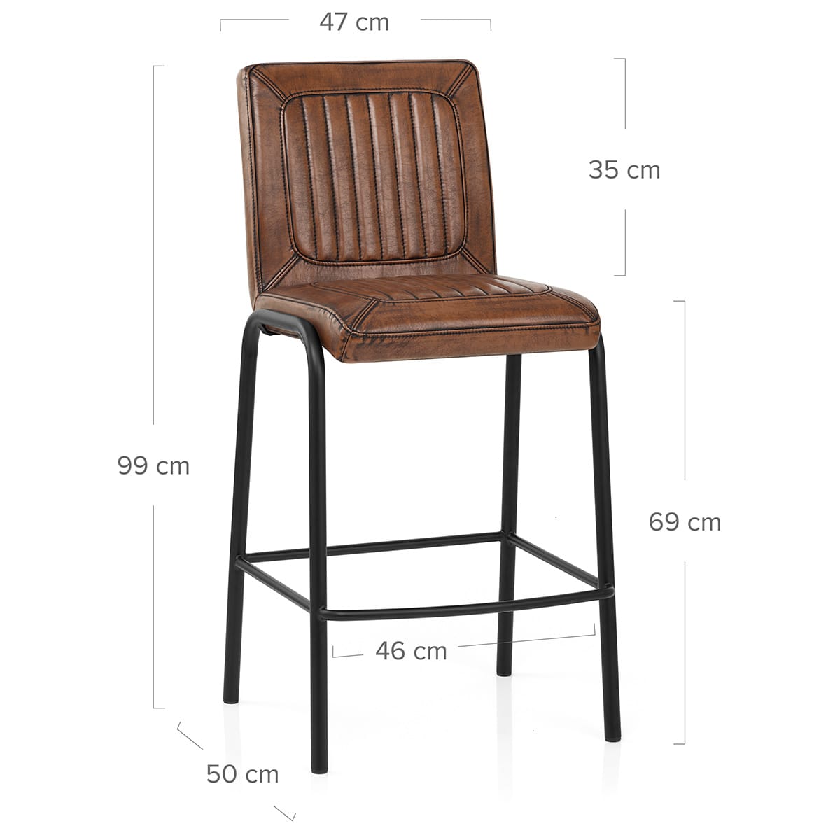 Osprey Bar Stool Vintage Brown