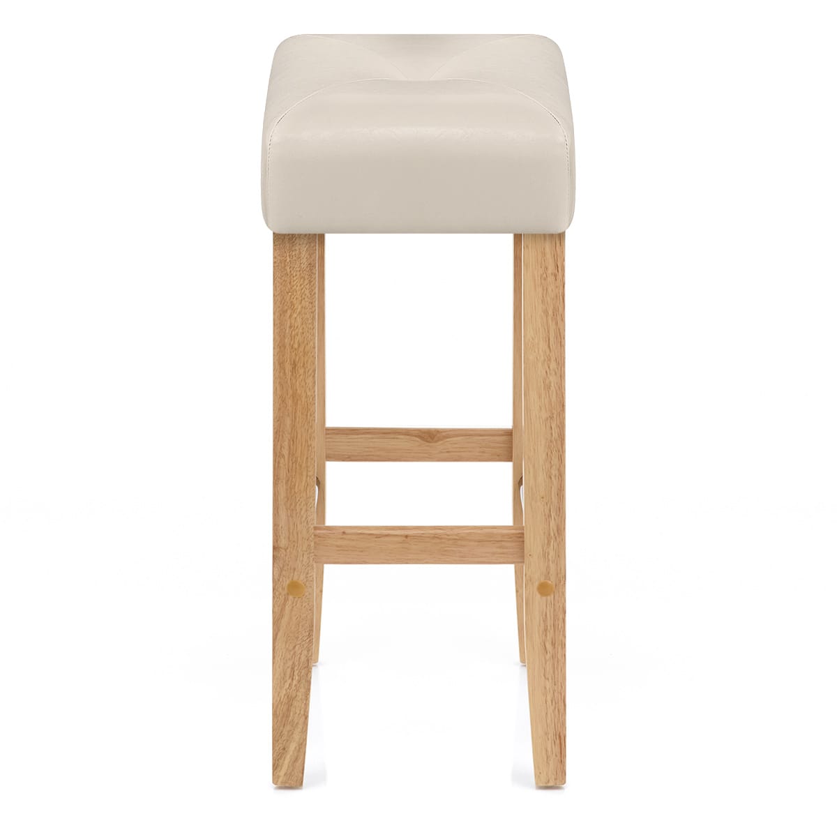 Otis Oak Bar Stool Cream