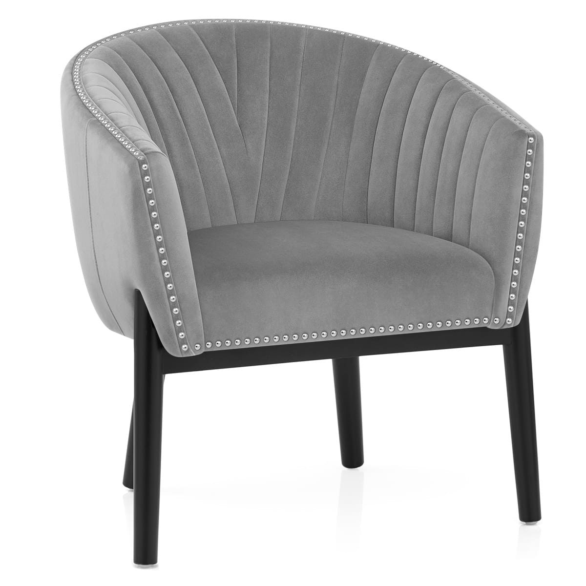 Overture Chair Grey Velvet
