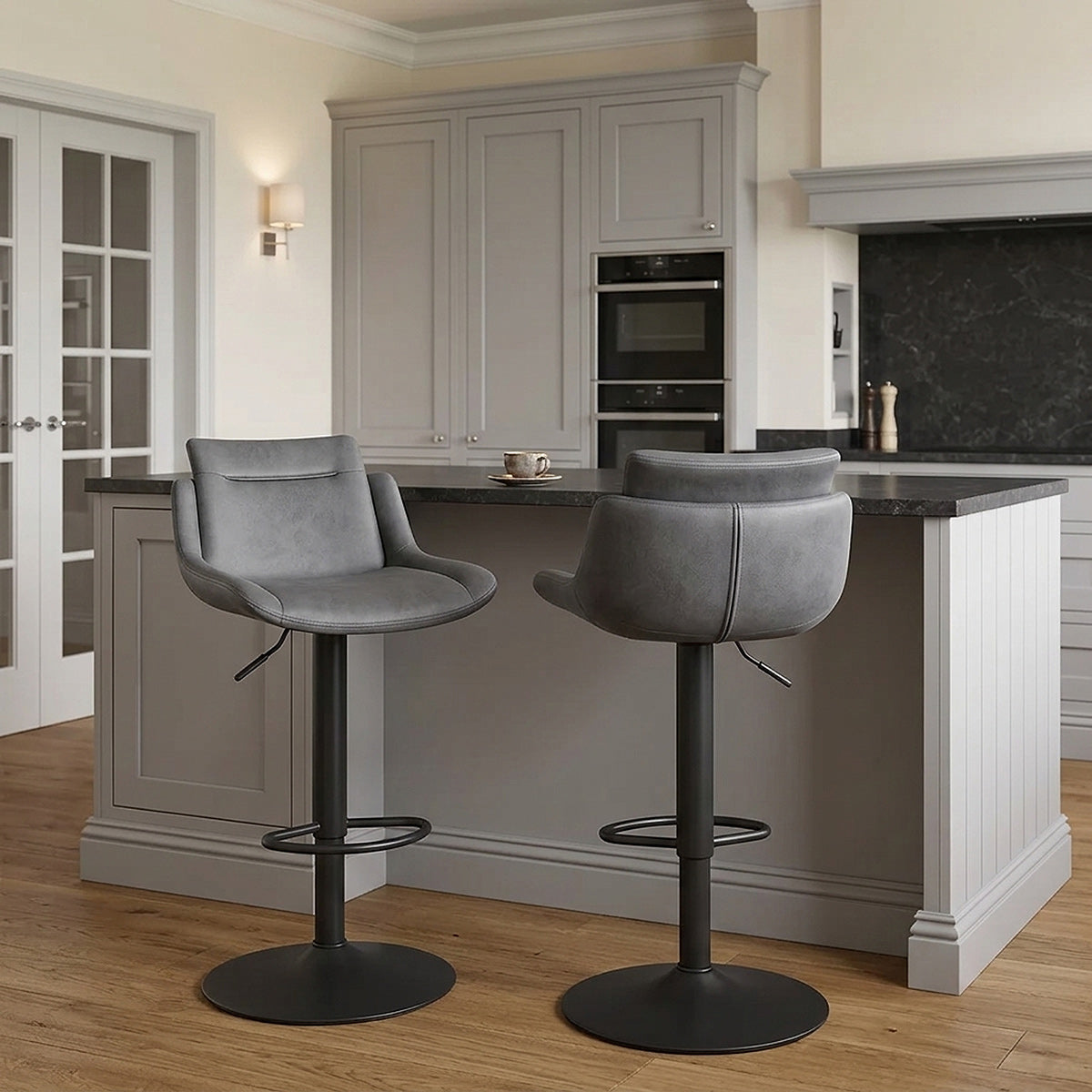Pablo Bar Stool Dark Grey