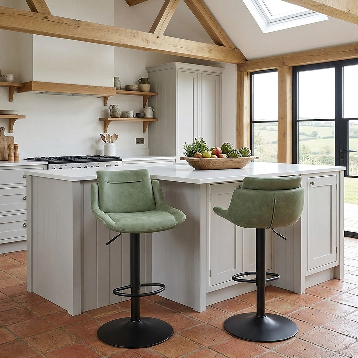 Pablo Bar Stool Green