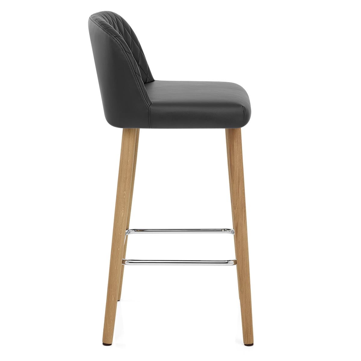 Pacific Wooden Stool Black