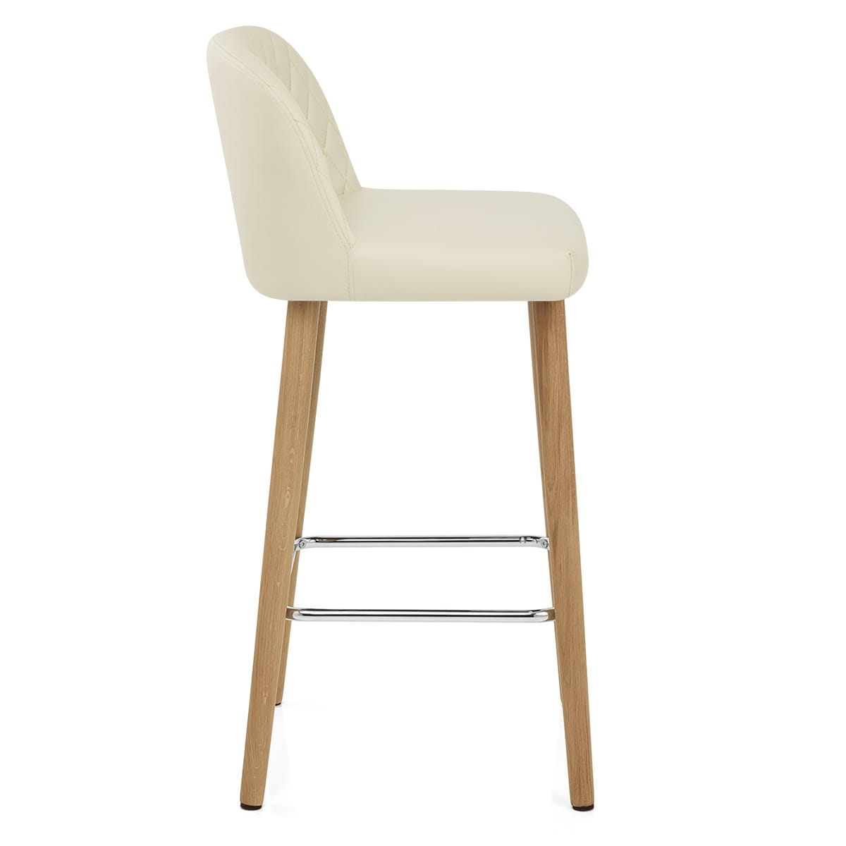 Pacific Wooden Stool Cream