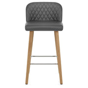 Pacific Wooden Stool Grey
