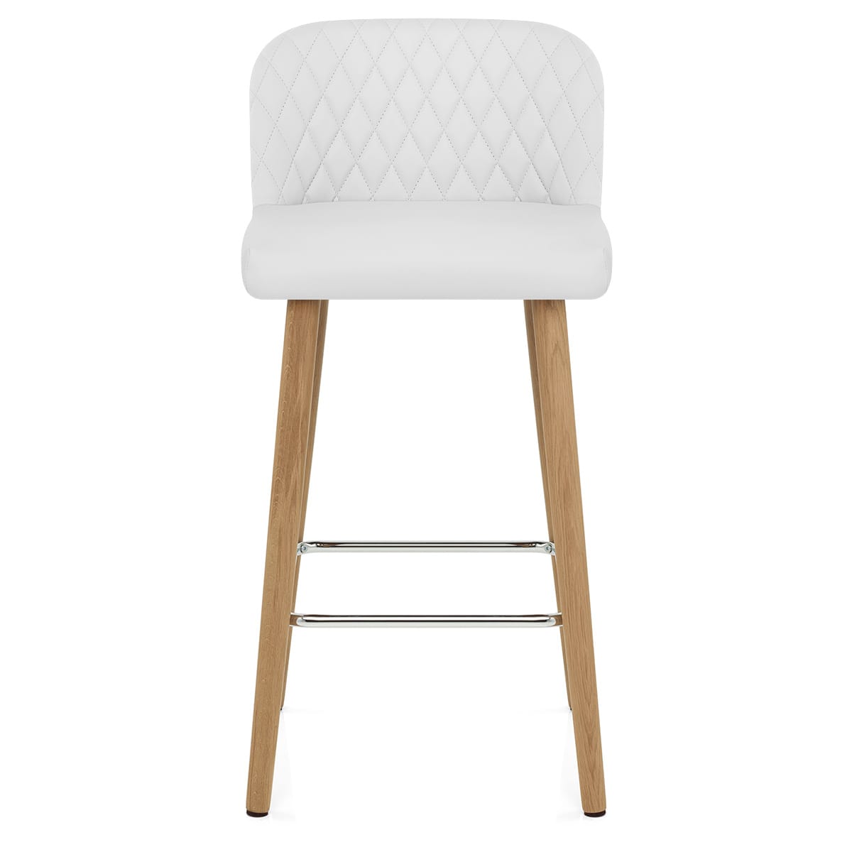 Pacific Wooden Stool White
