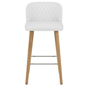 Pacific Wooden Stool White