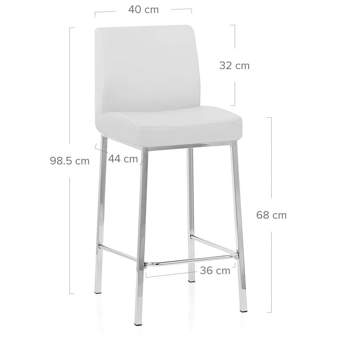Pacino Stool White