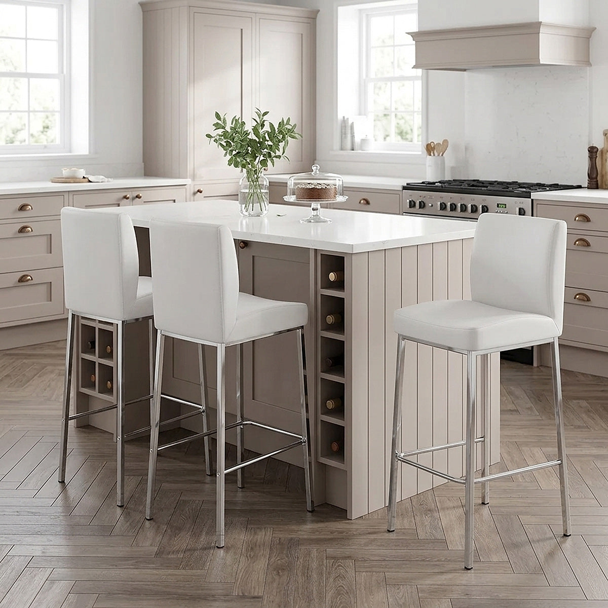 Pacino Stool White