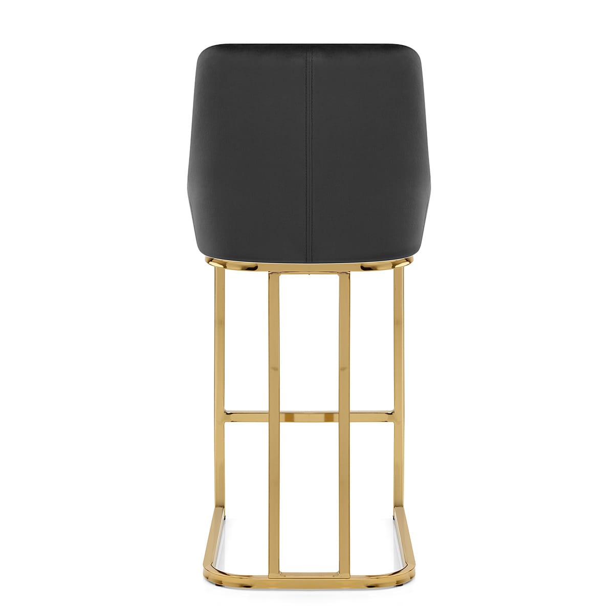 Paget Bar Stool Black Velvet