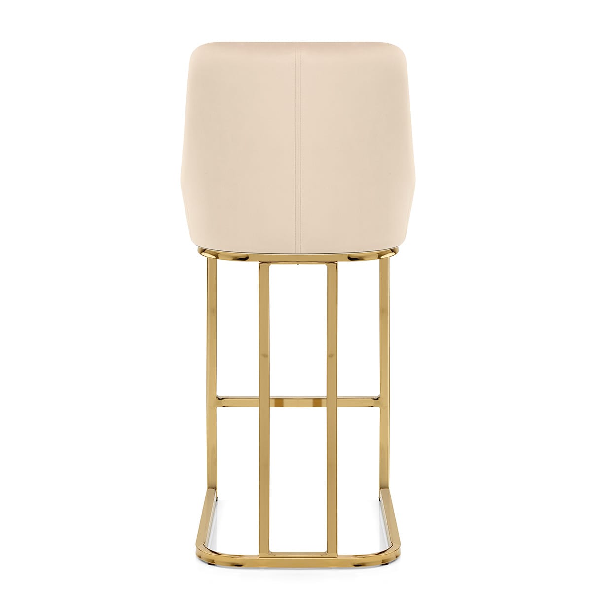 Paget Bar Stool Champagne Velvet