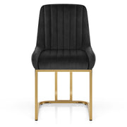 Paget Chair Black Velvet