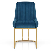Paget Chair Blue Velvet