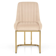 Paget Chair Champagne Velvet