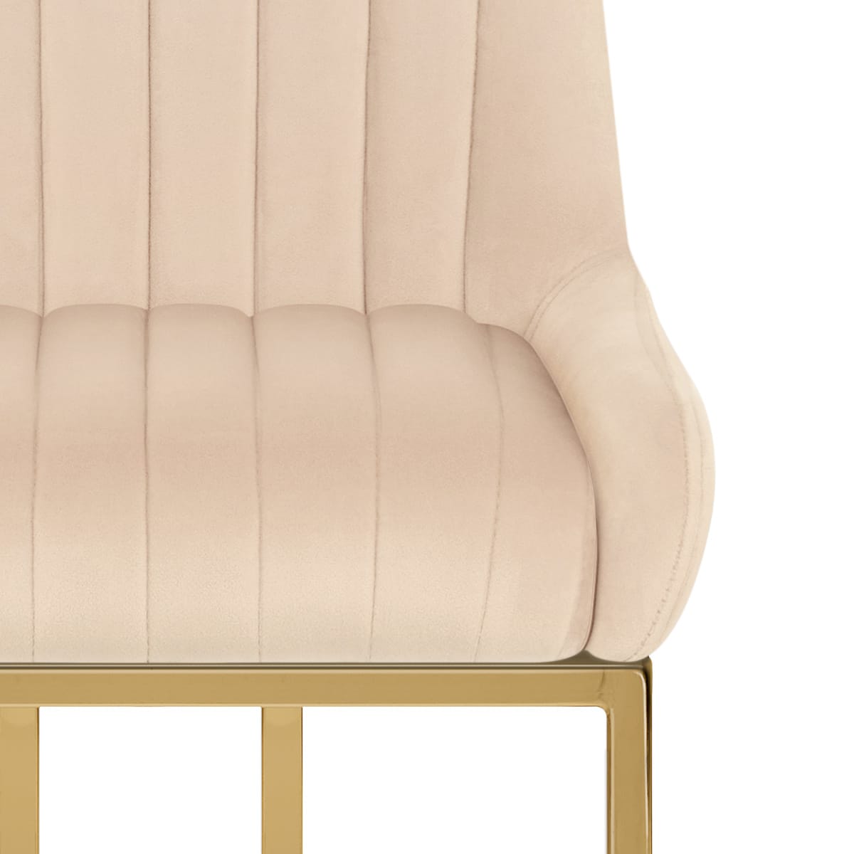 Paget Chair Champagne Velvet