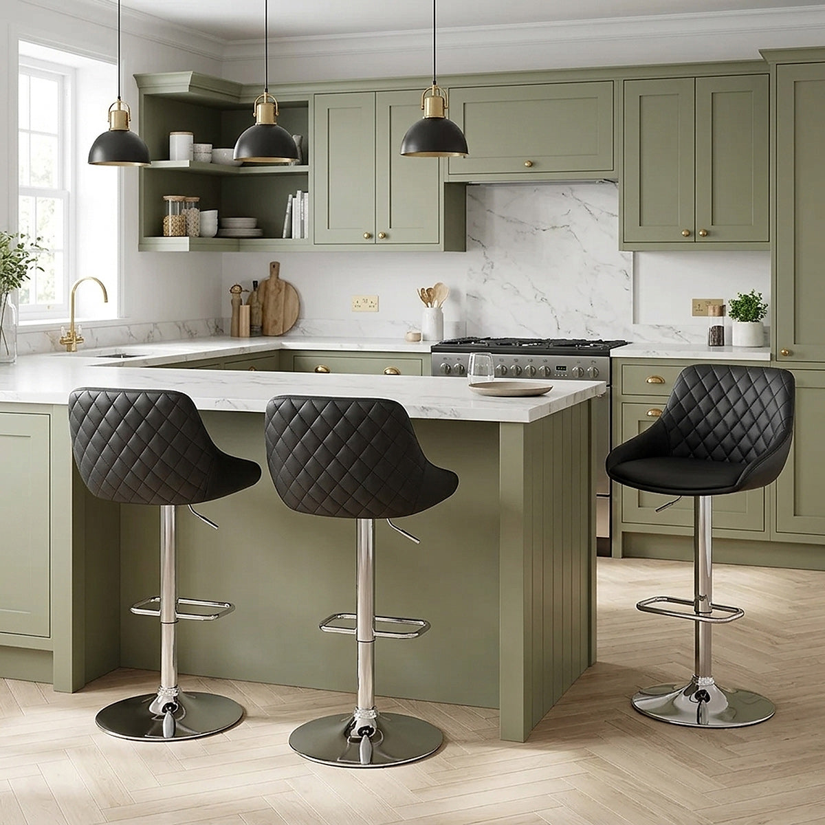 Palace Bar Stool Black