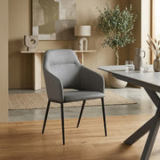 Palma Dining Chair Dark Grey