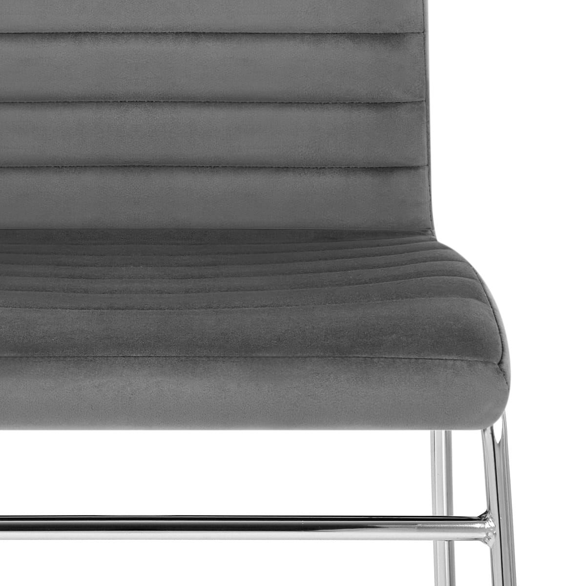 Panache Dining Chair Grey Velvet