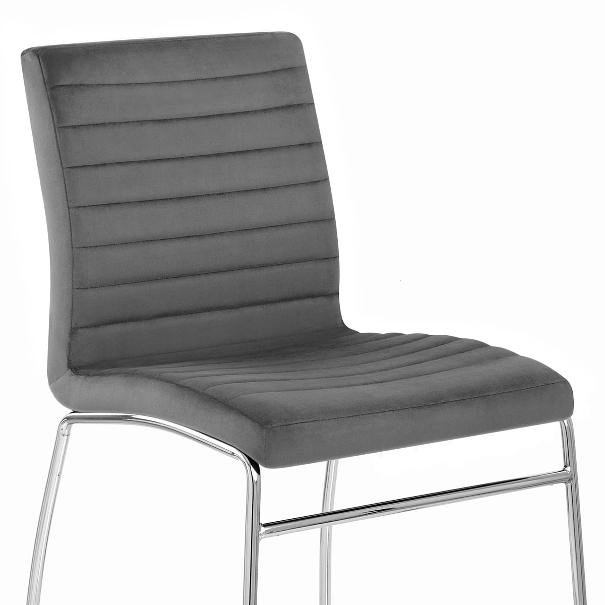 Panache Dining Chair Grey Velvet