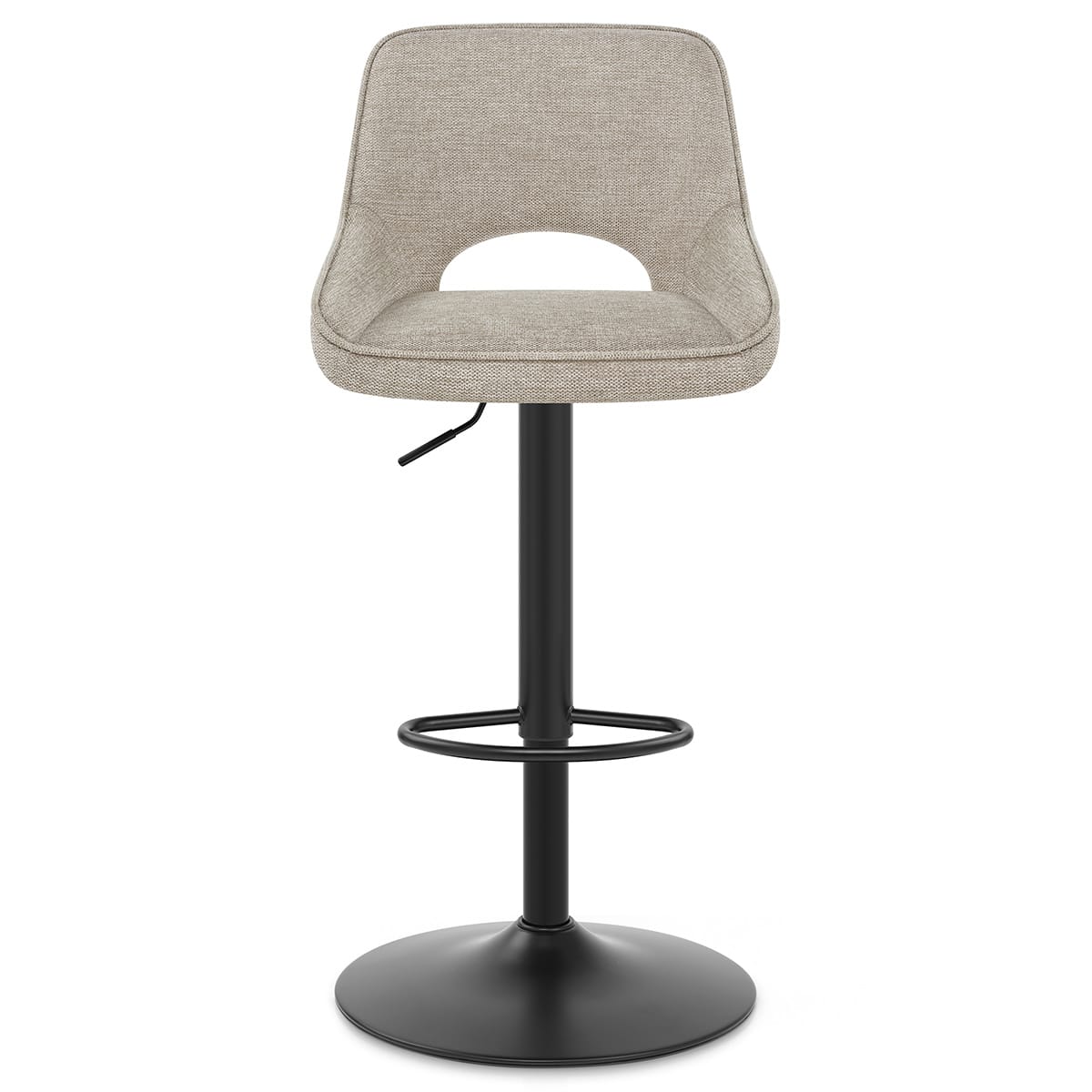 Paris Bar Stool Beige Fabric