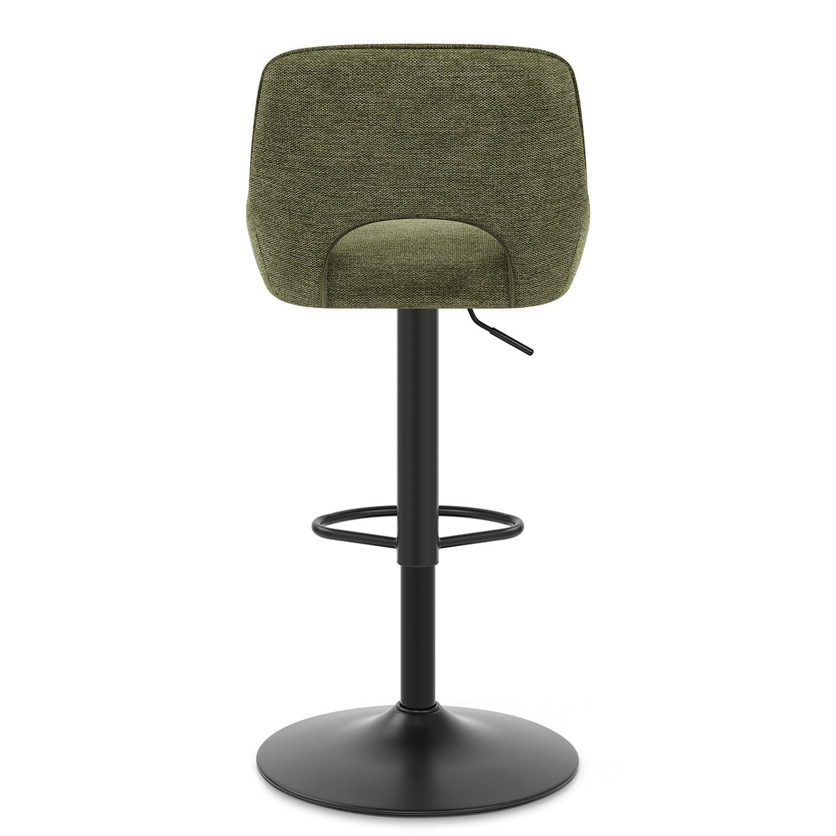 Paris Bar Stool Green Fabric