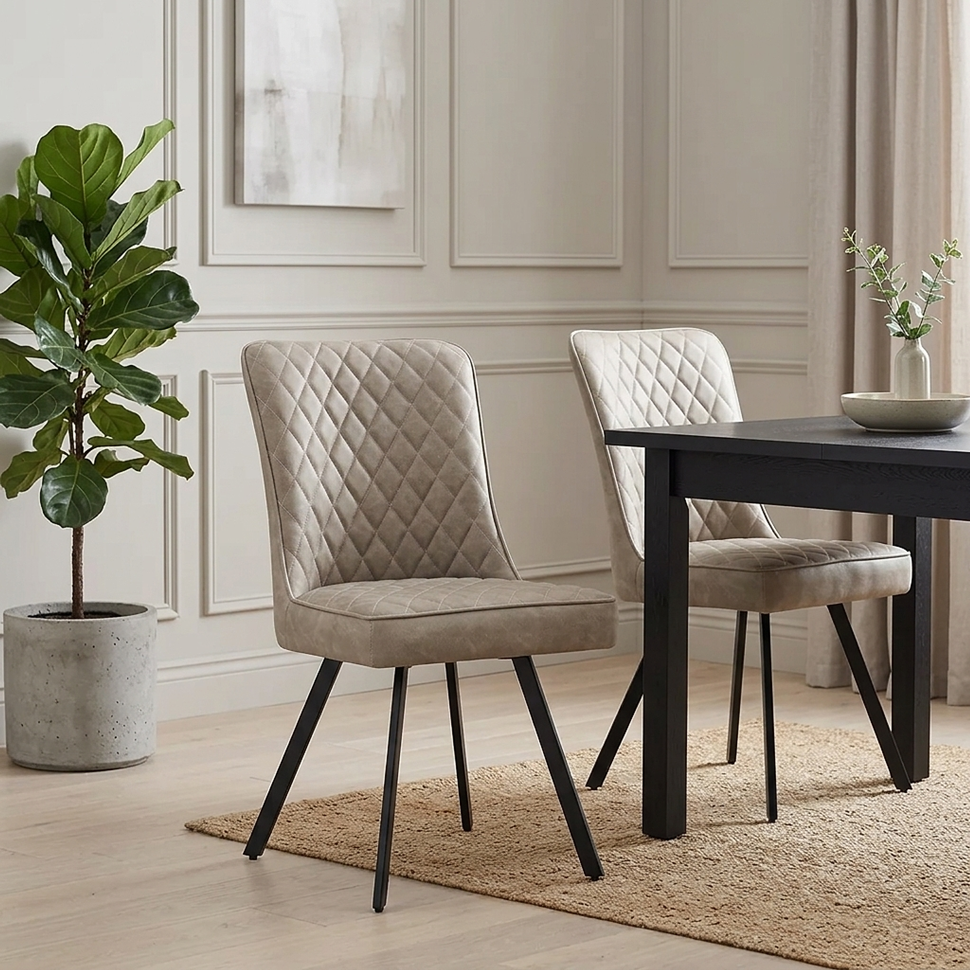 Pascal Dining Chair Beige