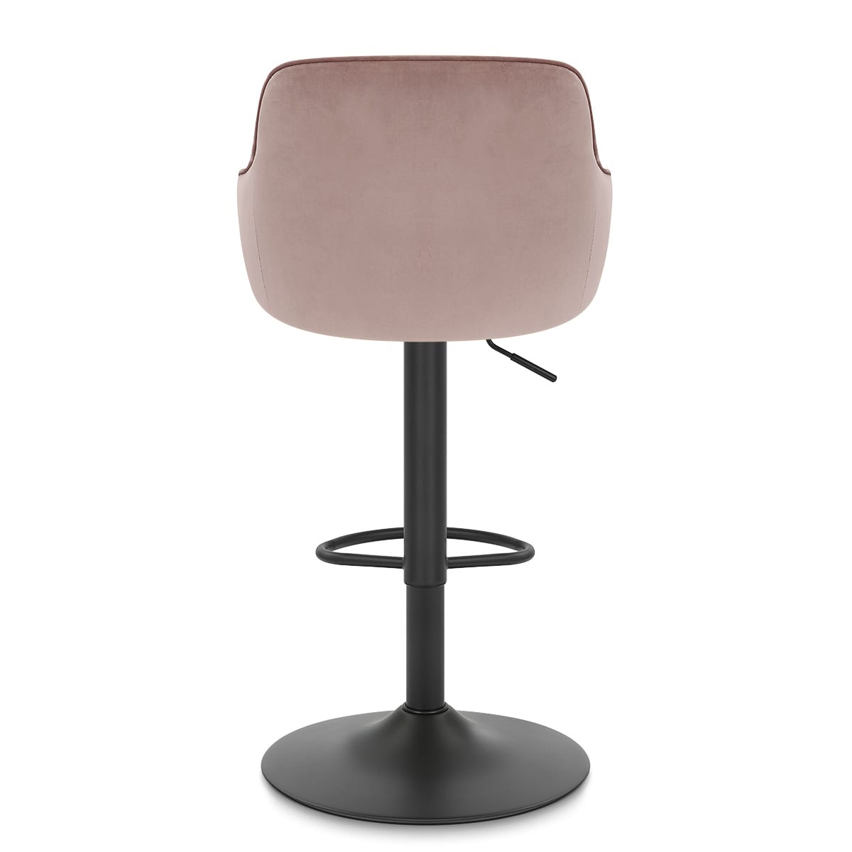 Perth Bar Stool Pink Velvet