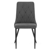 Phoebe Dining Chair Charcoal Fabric