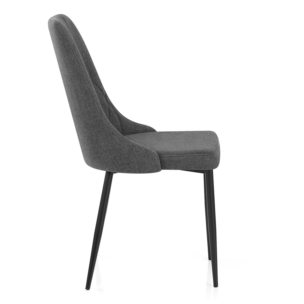 Phoebe Dining Chair Charcoal Fabric