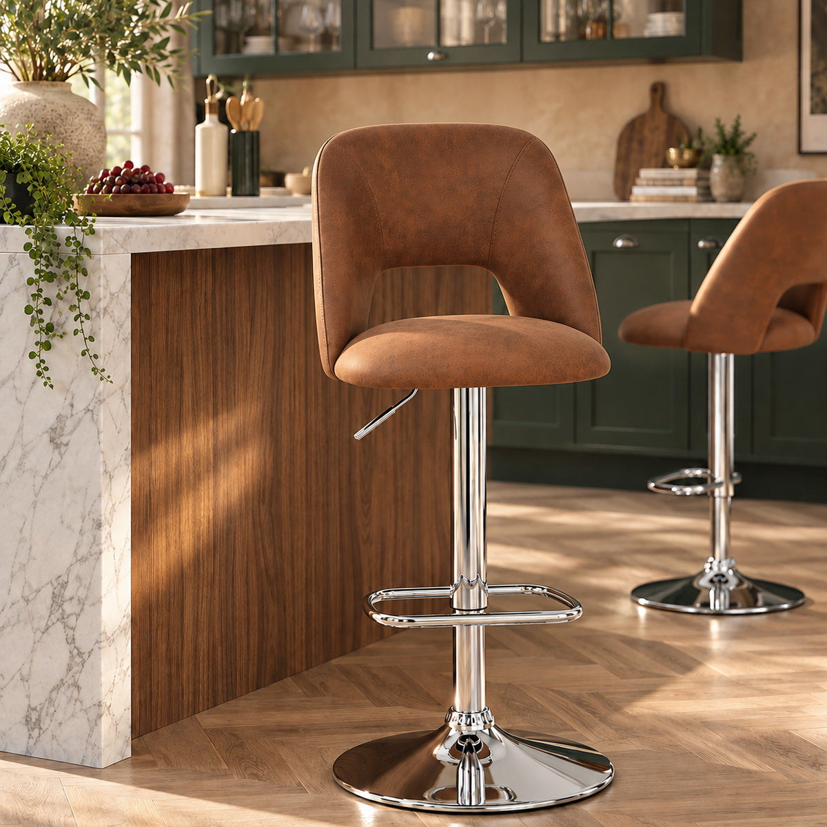 Phoenix Bar Stool Tan